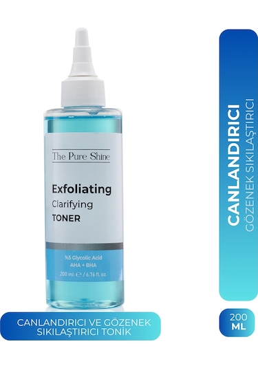 The Pure Shine Canlandırıcı ve Gözenek Sıkılaştırıcı Tonik 200 ML