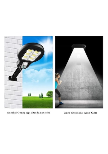 Cl-182-6 Güneş Enerjili Solar Sokak Lambası - Bahçe Aydınlatması