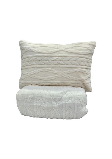 Comfort Yorgan Seti Çift Kişilik Ivy Krem Krem