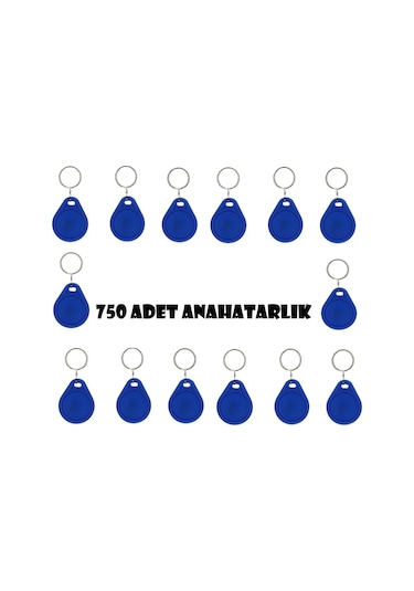 Electrimax Proximity Tag Manyetik Anahtarlık - 750 Adet Proximit