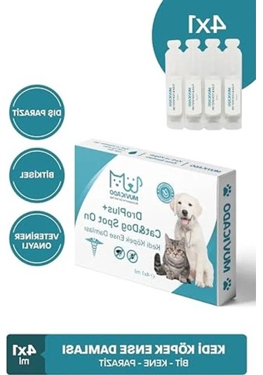 Bit Ve Pire Giderici, Kedi Ve Köpek İçin Bitkisel Anti Parazit Seti