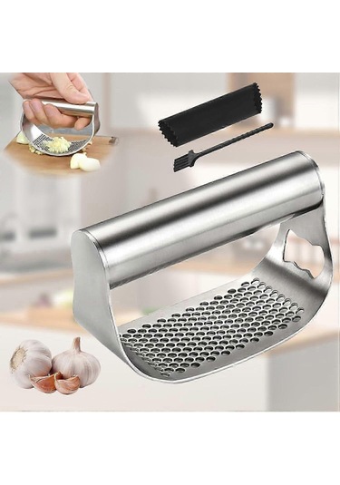 2024 Paslanmaz Çelik Sarımsak Ezici, Soyma Ve Temizleme Özellikli Çok Renkli