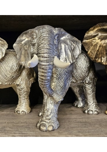 Dekoratif Fil Biblo Antrasit-cengizhan Unaler