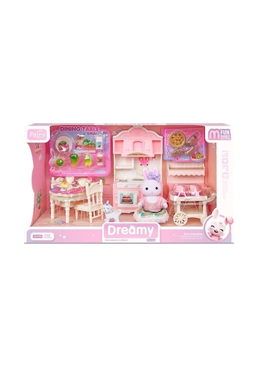 Bay Dreamy Mini Tavşan Büyük Muyfak Oyun Evi Seti 6719
