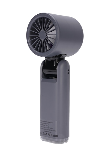 Ximistore9 K801 Soğuk Hava Eldivenli Fan: 100 Hızlı Ayar, Led Ekranlı, Şarj Edilebilir, Katlanabilir, Dış Mekan Ve Seyahat İçin Soğutucu Gri