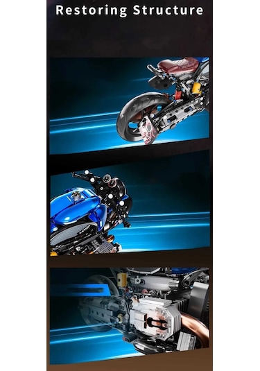 Dj 1991 Parça Retro-modern Blok Motor Modeli Bmw R Nine T Esintili