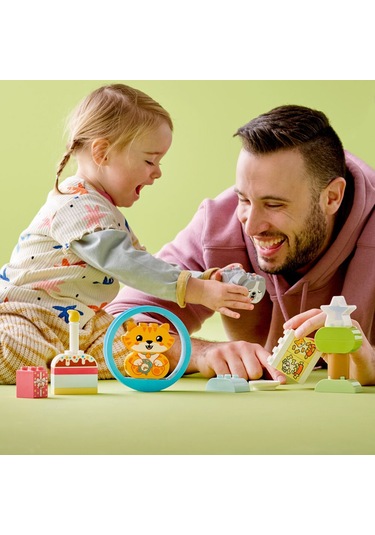 LEGO® Duplo 10977 Sesli İlk Yavru Köpeğim ve Yavru Kedim 22 Parça