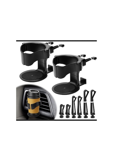 Otomobil Bardak Tutucu - Araba Küllük & Bardaklık Tutacağı - 2 Adet