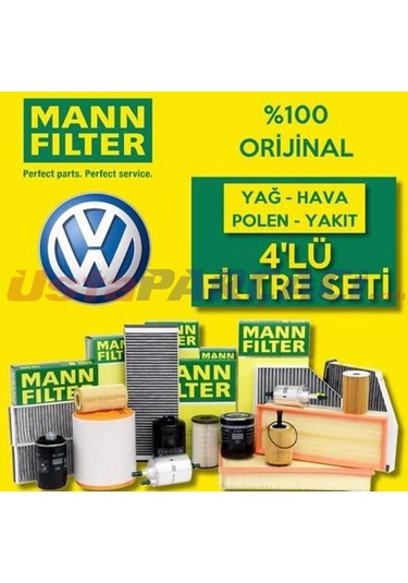 Vw Caravelle 2.0 Tdı Mann-Filter Filtre Seti 2009-2015 Cfca