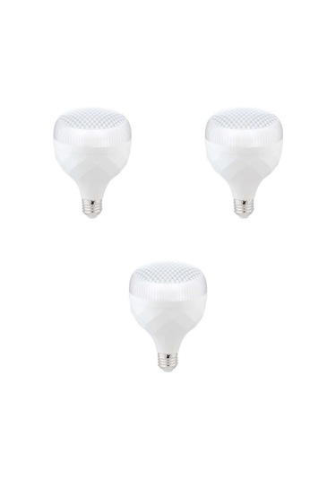 Zmr 20w 3 Lü Kristal Camlı T-bulb Led Ampul E27 6500k Beyaz Işık 1800lm