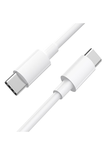 Abatech Type-c To Type-c Hızlı Şarj Ve Data Kablosu 6 Amper Beyaz