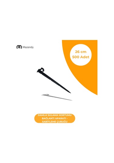 Damla Sulama Sabitleme Çubuğu 26 Cm - Dayanıklı Ve Kolay Montajlı Bağlantı Parçası 500 Adet