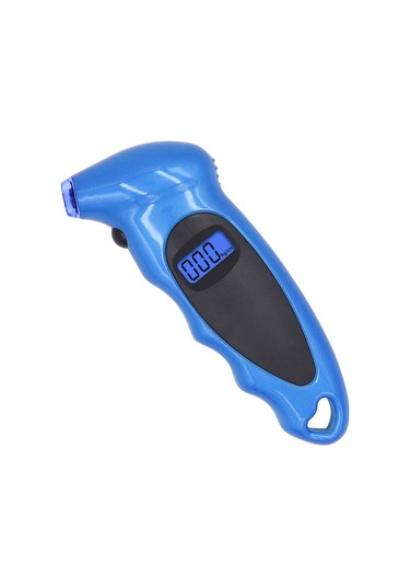 Youtek Dijital Lastik Basınç Ölçer, Yüksek Hassasiyetli Elektromatik Göstergeli, Çok Birimli Kg, Psi, Bar Lastik Bakımı Aleti Mavi-siyah, 53g