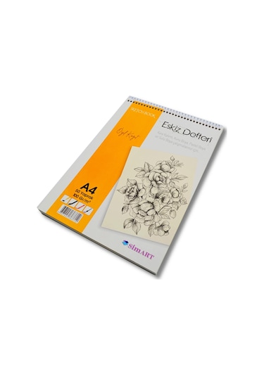 Sim A4 50 Yaprak Eskiz Defteri