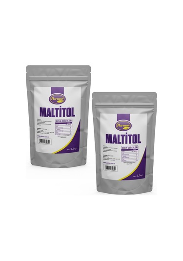 Parmor Maltitol 2,5Kgx2 Menşei:Uzakdoğu