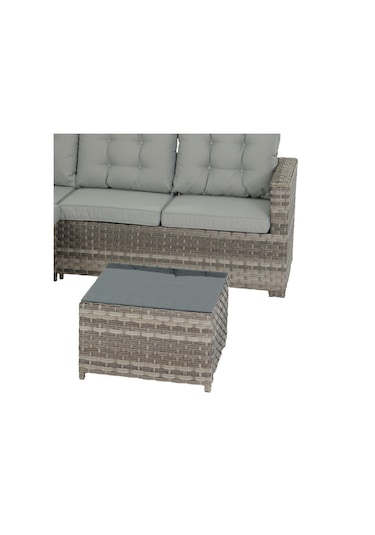 Flexy Zen Bahçe Köşe Mobilya Takımı Rattan Bahçe Mobilyası 708