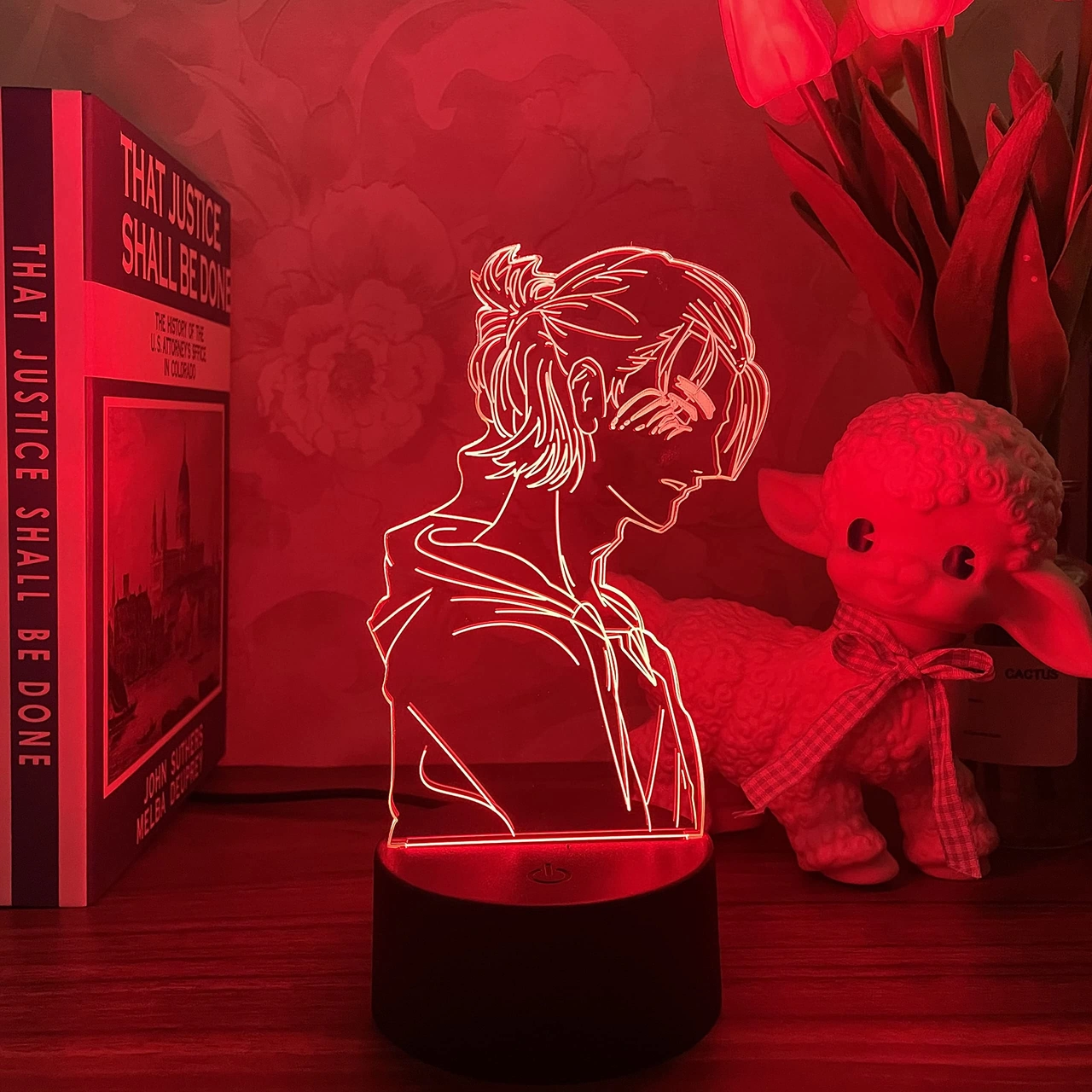 Kosona Anime Desenli Dokunmatik Gece Lambası Diğer