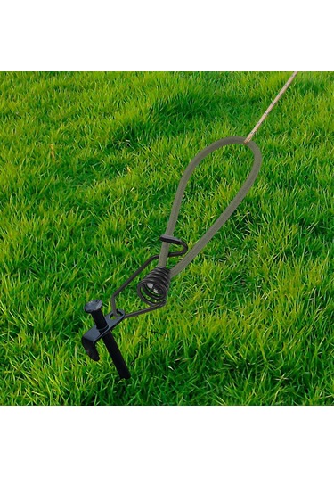 Suntek Kancalı Bungee Kablosu 6mm Halat Kanopi Bağları Yeşil Yeşil