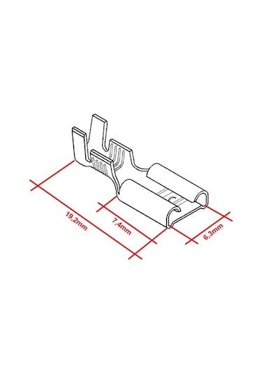 Sf1D Kablo Ucu Dişi Terminal (Kablo Ucu Dişi Fiş) Seçenekli Ürün