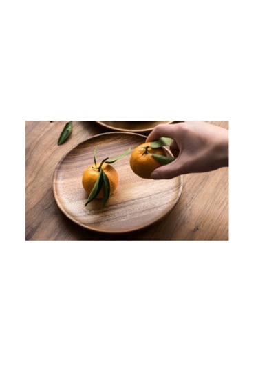 Doğal Ahşap Yuvarlak Plakalar El Yapımı Tatlı Meyve Ekmek Tabağı Çanak Tepsisi Atıştırmalıklar Çorba Yemekleri Çay Tepsisi Sofra Daha Değil Depolama Tepsileri L Ahşap - Beyaz