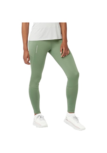 Salomon Cross Run 28'' Kadın Tayt Laurel Wreath Lc2203500 Yeşil