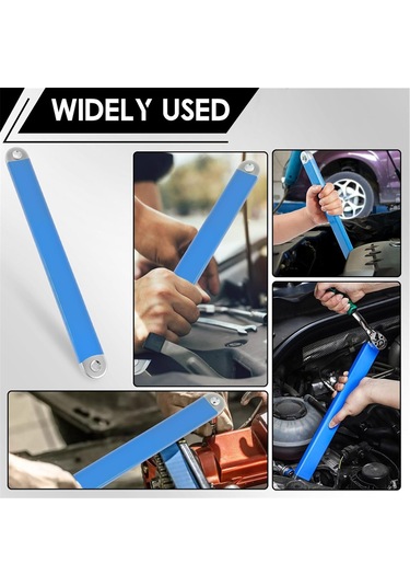 Xurunkeji Ofset Uzatma Anahtarı, 15 İnç Dar Alan Uzatma Anahtarı Seti, Dar Alanlar İçin Evrensel Sıfır Derece Cırcır Aleti