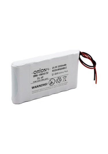 Orion 18650 25.9V 3200 mAh 7S1P BMS Devreli Li-ion Şarj Edilebilir Pil