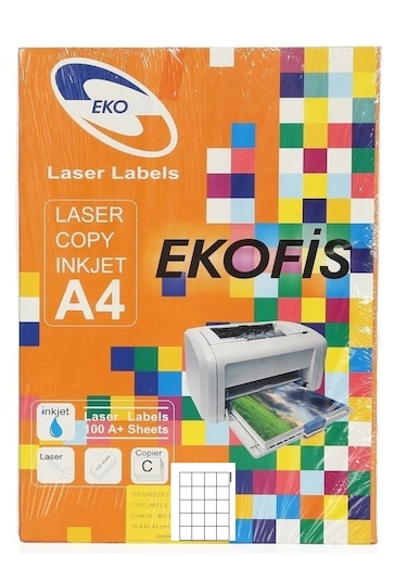 Ekofis Lazer Etiket 45 45 2400 Lü Diğer