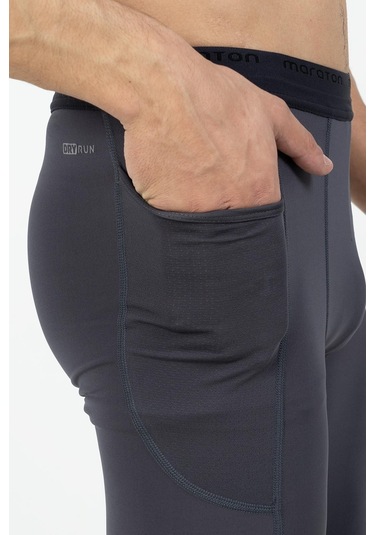 Maraton Active Slimfit Erkek Koşu Antrasit Tayt 21966-antrasit Antrasit