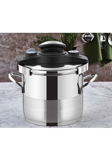 Evimsaray Venüs Matik 4lt Düdüklü Tencere Gri