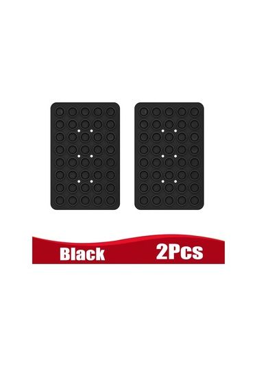 Goldenqian Çift Taraflı Silikon Vantuz Cep Telefonu Fikstürü İçin Vantuz Yapışkanlı Silikon Kauçuk Enayi Ped Sabit Ped Black-2pcs Black-2pcs