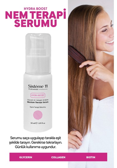 Sisteme 11 Nem Terapisi Saç Serum 50 Ml