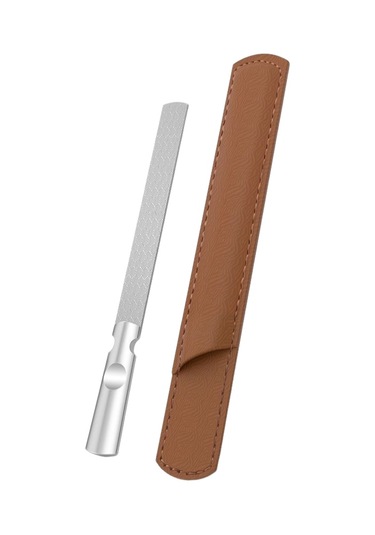 Shineyee Çift Taraflı Paslanmaz Çelik Tırnak Törpüsü, Cilalama Ve Parlatma İçin Pratik Aksesuar 12cm