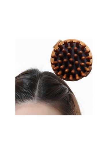 Homyl Kol Bel Bacak Için Ahşap Masaj Sırt Kas Taşınabilir Kahverengi