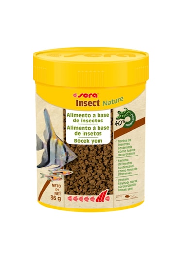 Sera Insect Nature Tropikal Balıklar İçin Böcek Yem 1.5 MM 36 G