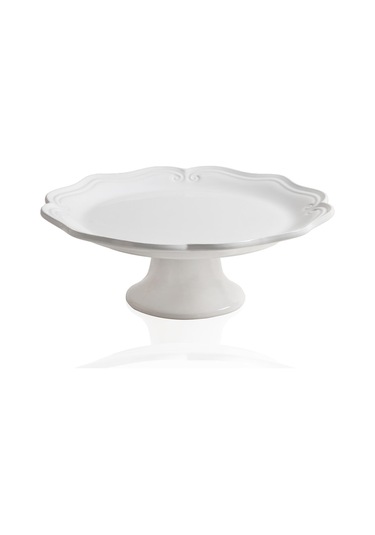 The Mia Grande Pasta Kek Standı Beyaz 33x12 Cm Grd0017 Beyaz