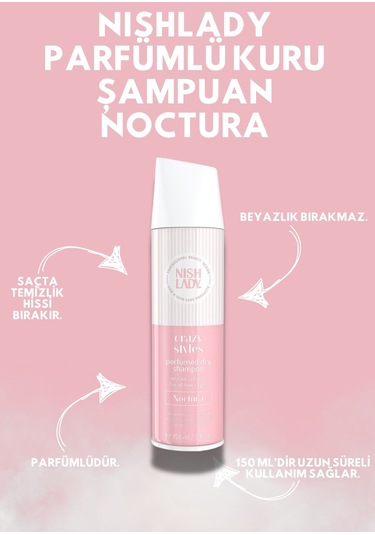 Nıshlady Parfümlü Kuru Şampuan Noctura 150 Ml