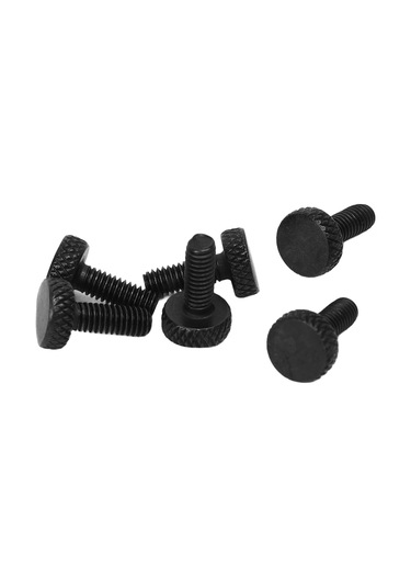 Hfambition Elektro Gitar Tremoço Köprüsü Telleri Kilitleme Vida, M4 Ipi, 6 Adet Siyah, Dayanıklı Demir, Uyumlu Ve Kolay Kurulum