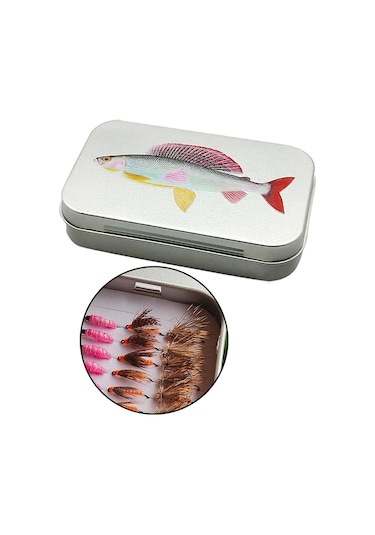 Dolıty Sinekler Depolama Kutusu Sınıflandırılmış Küçük