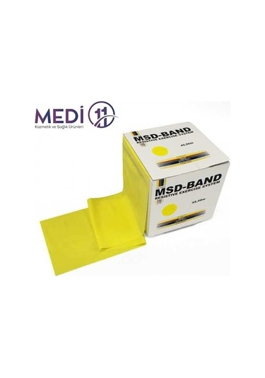 Moves Band 1.5 Metre Sarı Egzersiz ve Pilates Direnç Bandı Sarı