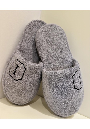 I Harf Havlu Banyo Ev Otel Lohusa Terliği Kalın Taban Terlik