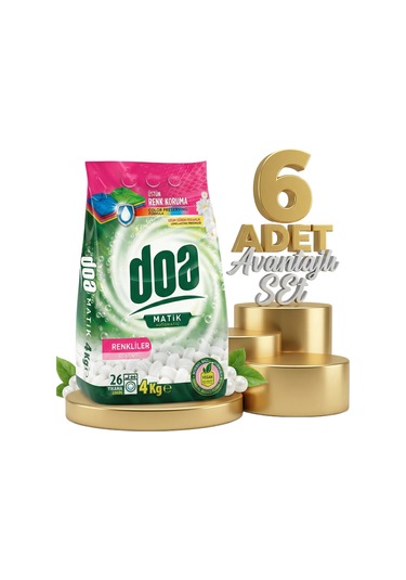 Doa Matik Deterjan Renkliler 6x4 Kg