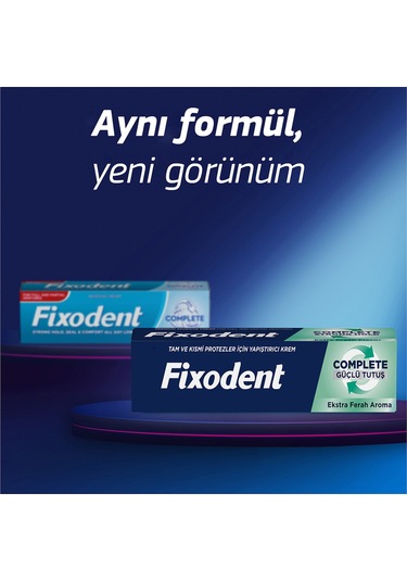 Complete Ekstra Ferah Diş Protezi Yapıştırıcı Krem 47g - 2 Adet