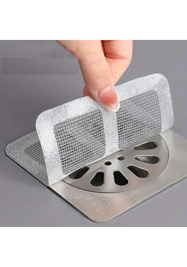 20 Adet Yapışkanlı Banyo Gider Koruyucu Saç Toplayıcı Gider Böc