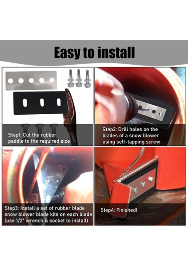 Suntek Kar Üfleyici Pervane Takımı Kullanımı 3-katlı-lastik