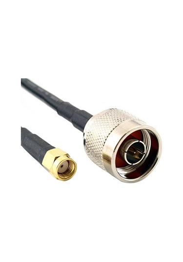 Adet Rg58 N Erkek Fiş Rp-sma Erkek Jak Konnektör Kablosu 5m Fpb7er
