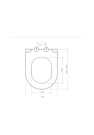 Bocchi Pure Slim Soft Klozet Kapağı Mat Yasemin A0336-007 Beyaz
