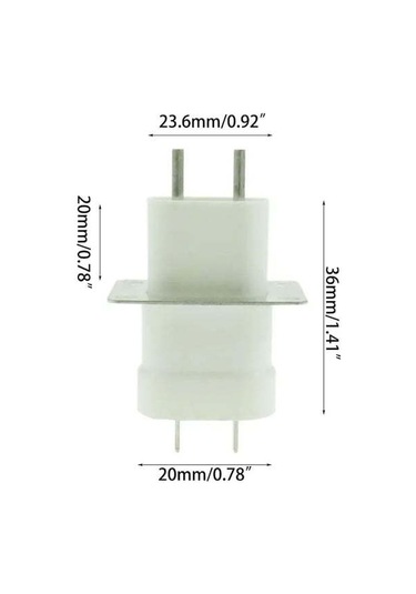Monyee Mikrodalga Fırın Bileşeni: Manyetik Kontrolcü Soketi Ayakları, Pimli, Kalp Kapsülü Kondansatörlü 10 Adet Diğer