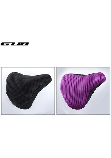 Gub Yumuşak Bisiklet Koltuğu Kapağı Ergonomi Bisiklet Sele Nefes Alabilir 3d Petek Örgü Koltuk Minderi Renk: Kırmızı