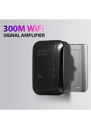 Novahub 300mbps Kablosuz Wifi Sinyal Güçlendirici - 2 Dahili Antenli Ev Ve Ofis Kullanımı İçin Wifi Genişletici 112 Karakter